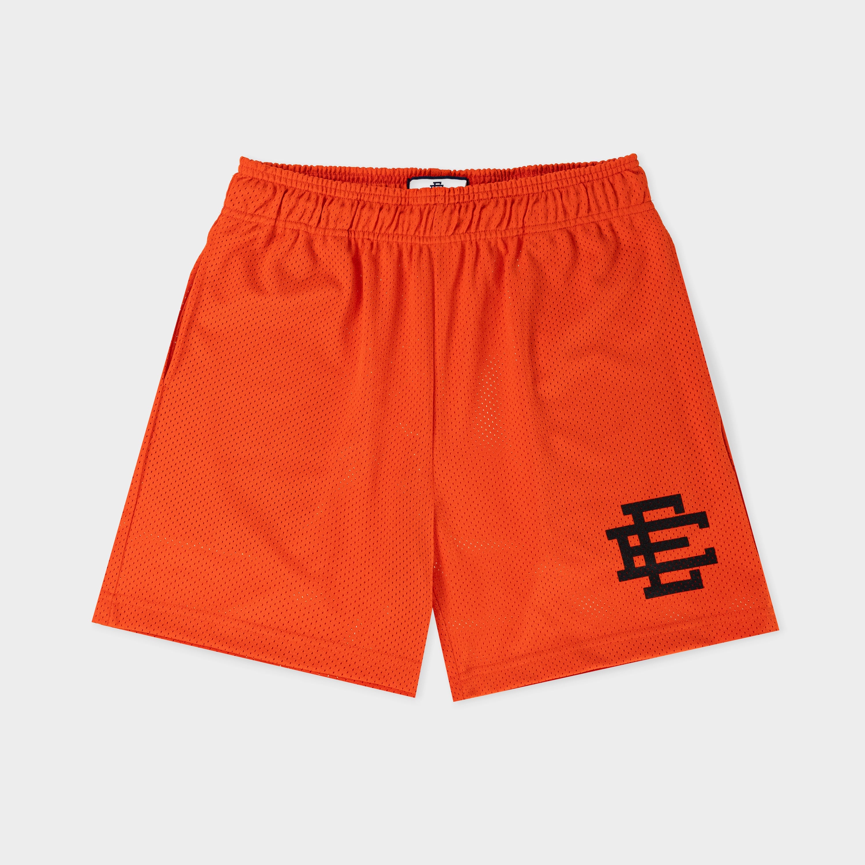 Eric Emanuel EE Basic Shorts Orange with Black EE logo