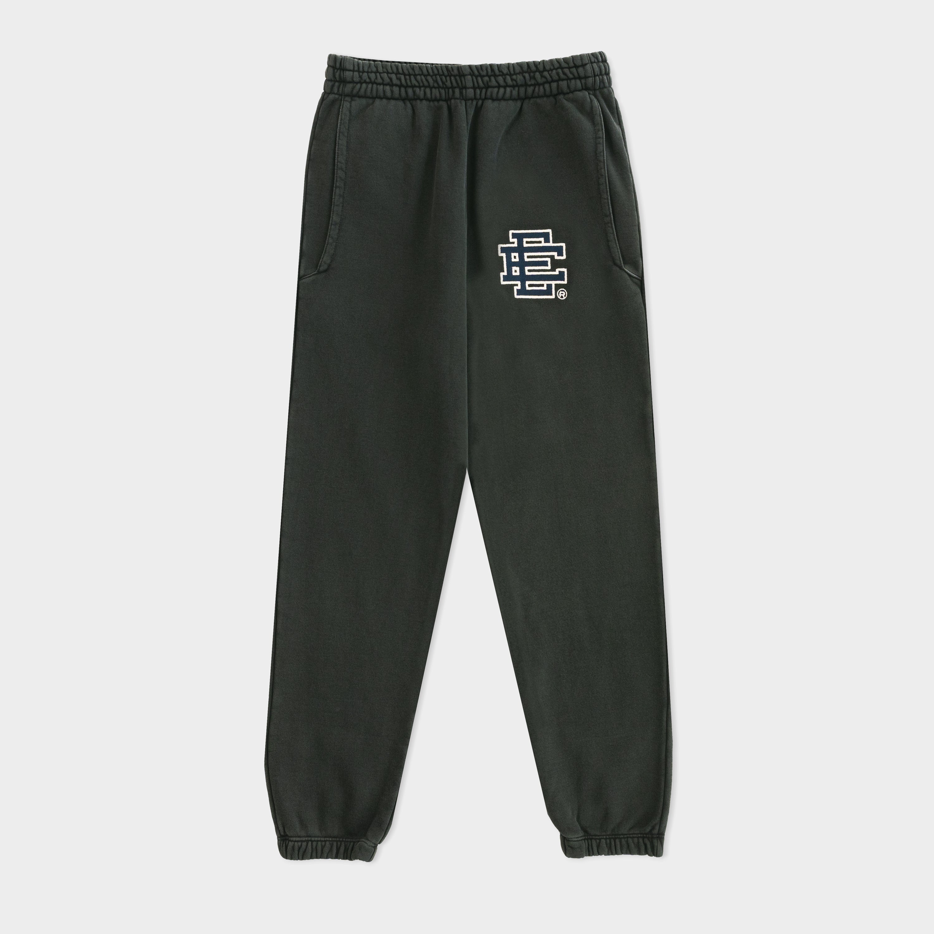 EE Basic Sweatpant Washed Black With Navy EE