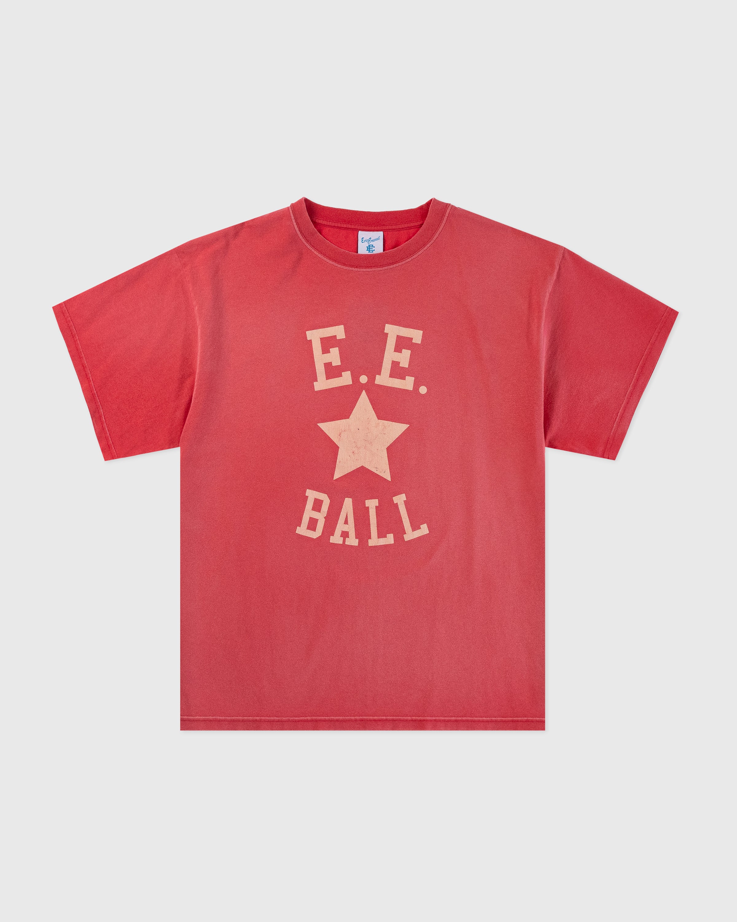 lil soft tennis emblem T-shirt (red） XL EE ☆ BALL T-Shirt – eric emanuel