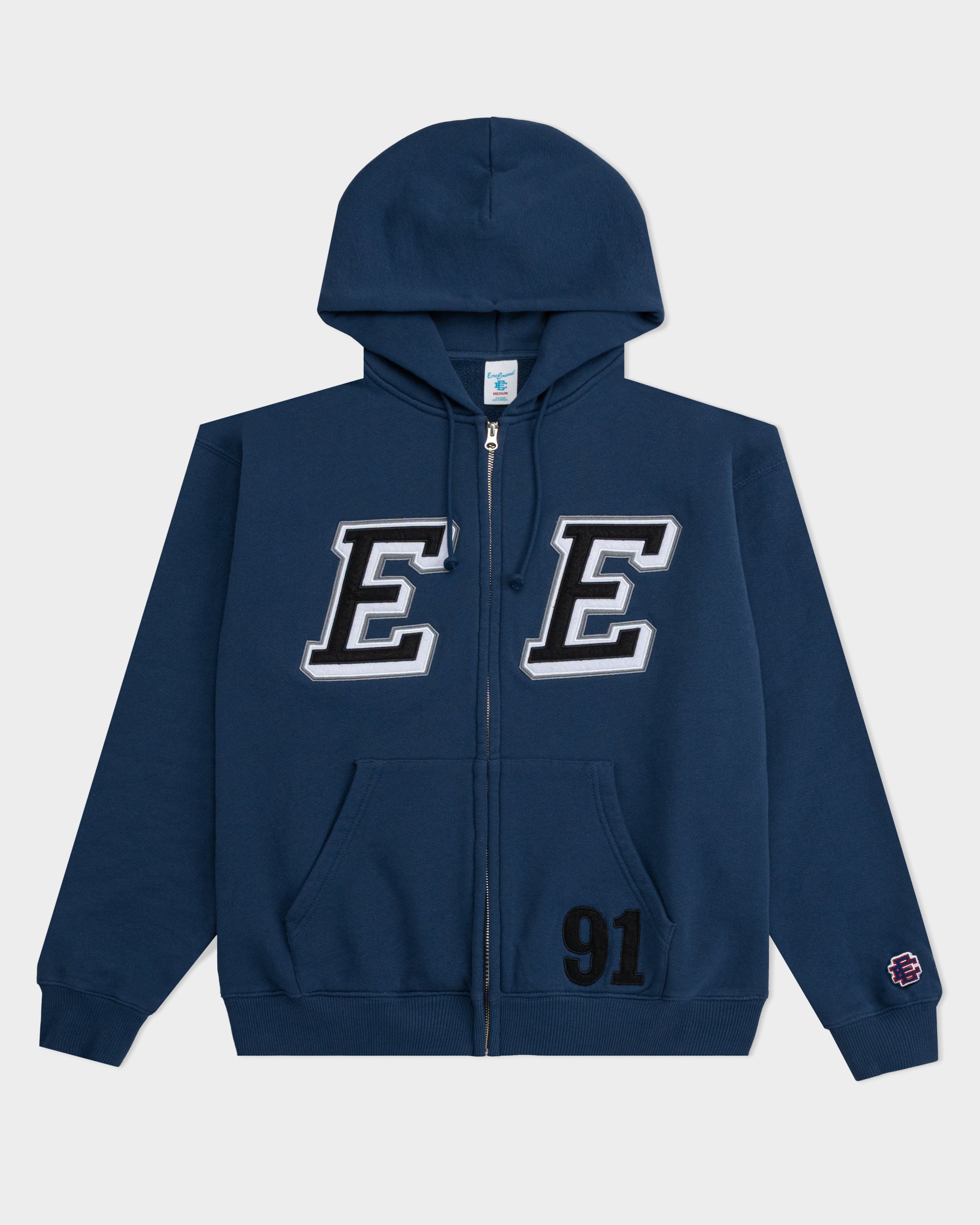 EE® Felt Zip-Up Hoodie – eric emanuel
