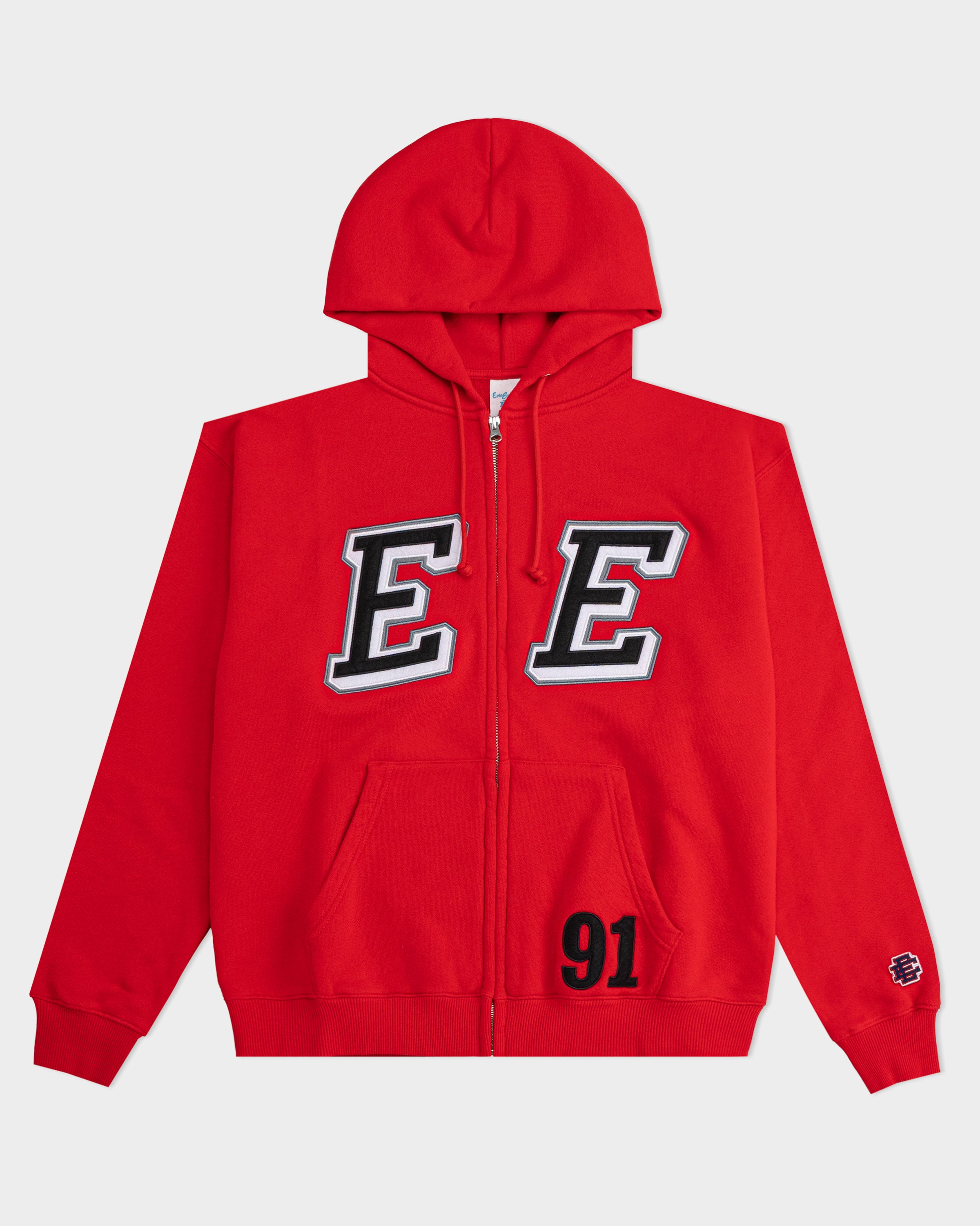 EE® Felt Zip-Up Hoodie – eric emanuel